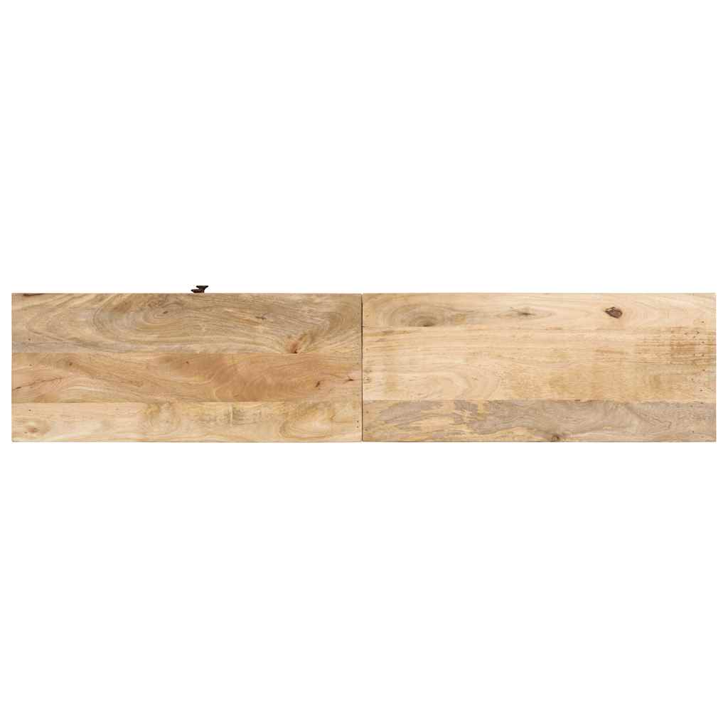 Meuble TV 140x30x50 cm Bois de manguier massif - XIOS