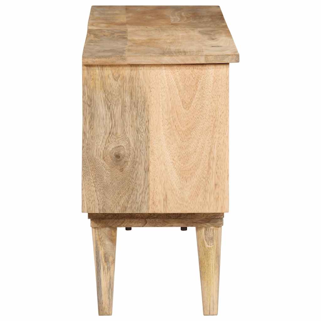 Meuble TV 140x30x50 cm Bois de manguier massif - XIOS
