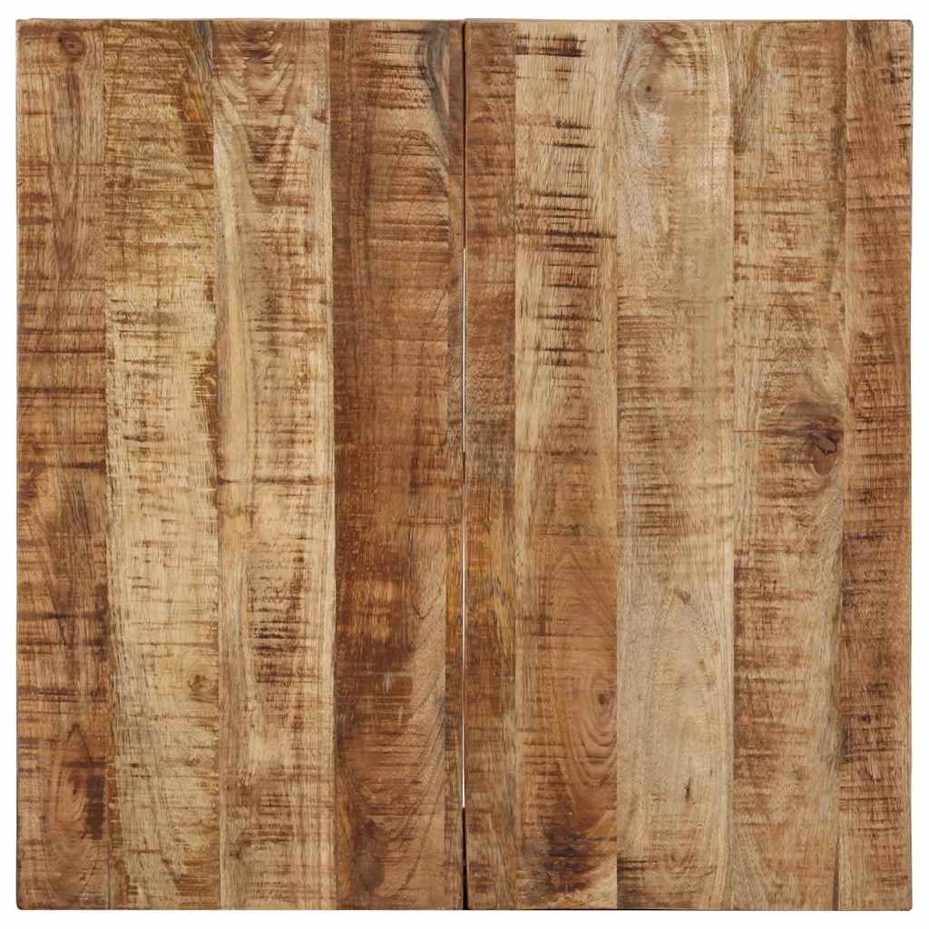 Table basse 68x68x41 cm Bois de manguier brut - XIOS