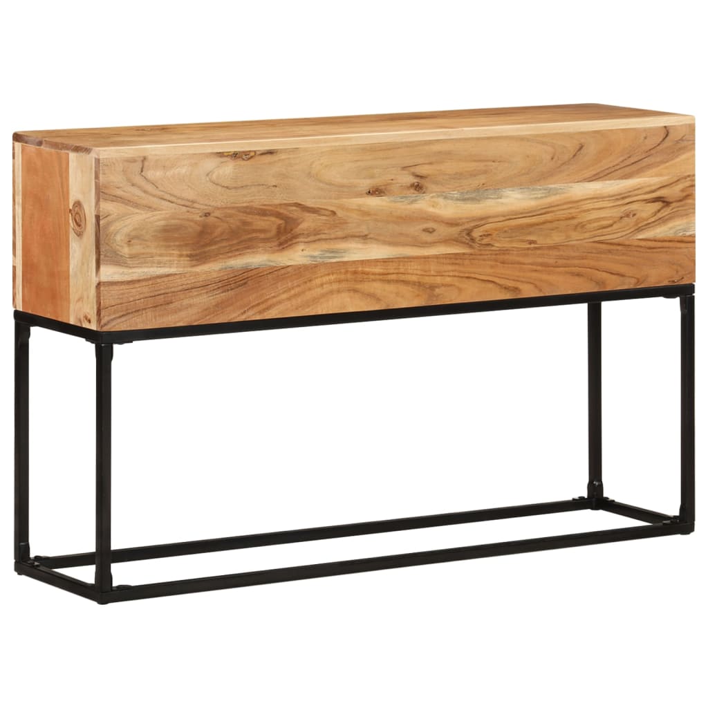 Table console 120x30x75 cm Bois d'acacia massif - XIOS