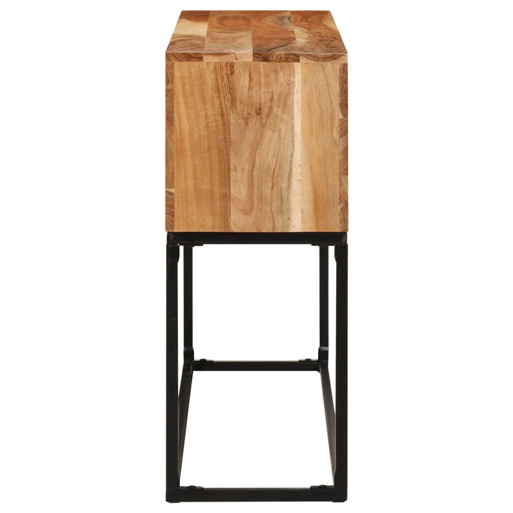 Table console 120x30x75 cm Bois d'acacia massif - XIOS