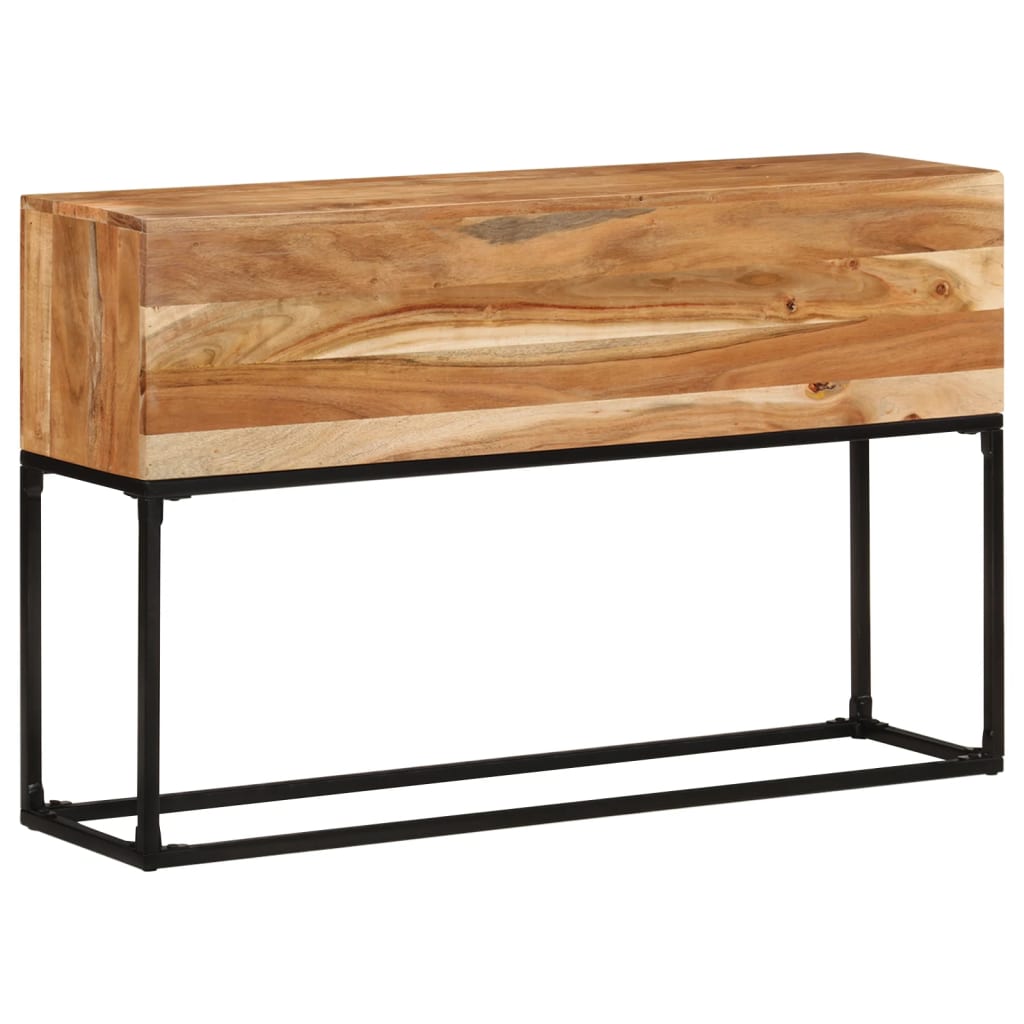 Table console 120x30x75 cm Bois d'acacia massif - XIOS
