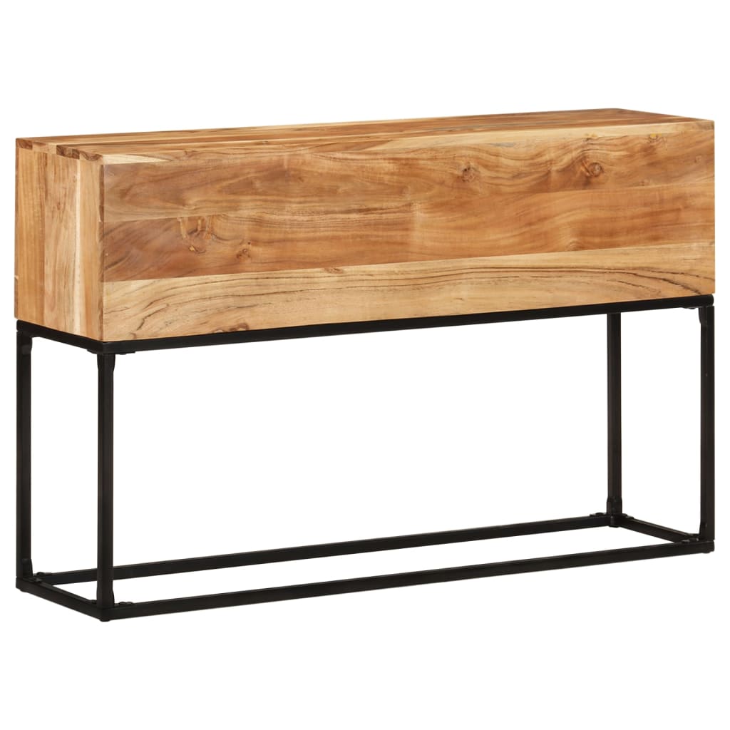 Table console 120x30x75 cm Bois d'acacia massif - XIOS