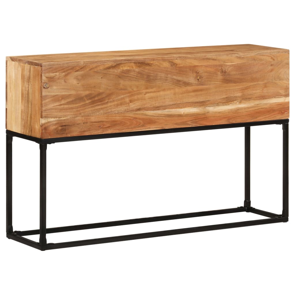 Table console 120x30x75 cm Bois d'acacia massif - XIOS
