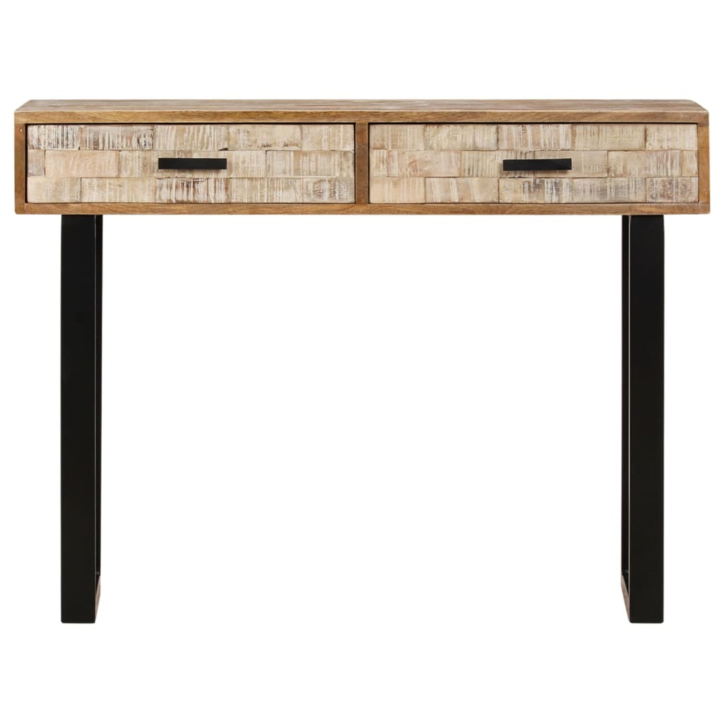 Table console 100x30x75 cm Bois de manguier massif - XIOS
