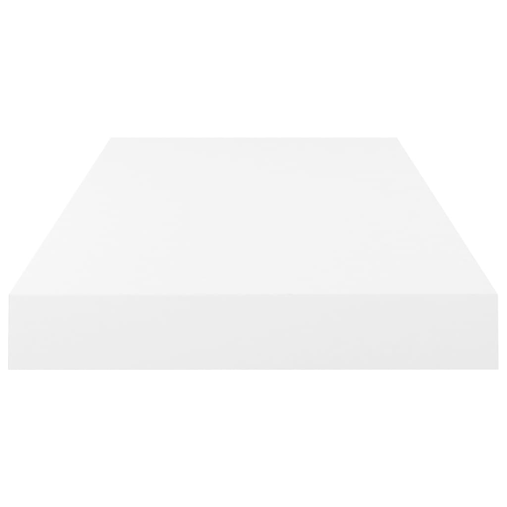 Étagère murale flottante Blanc brillant 50x23x3,8 cm MDF - XIOS
