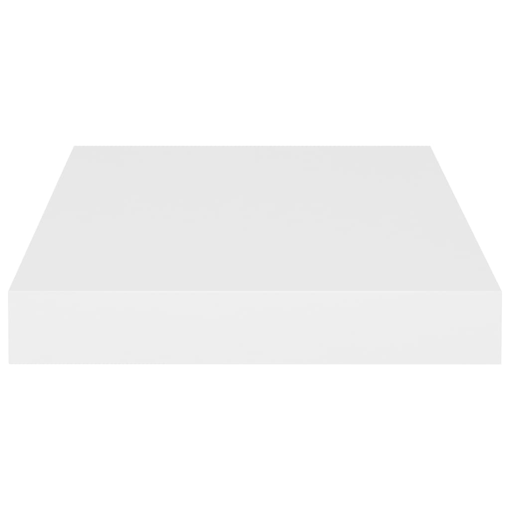 Étagères murales flottantes 2 pcs blanc 23x23,5x3,8 cm MDF - XIOS