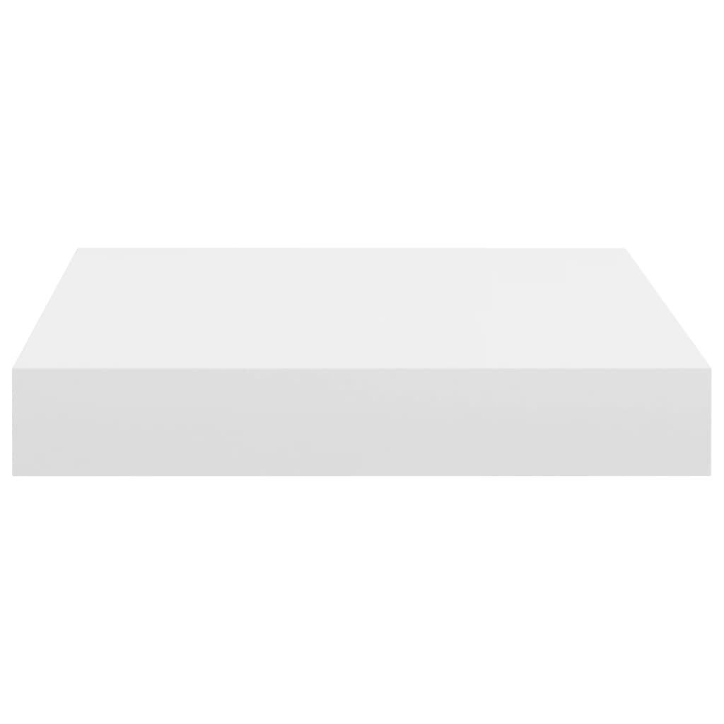 Étagères murales flottantes 2 pcs blanc 23x23,5x3,8 cm MDF - XIOS