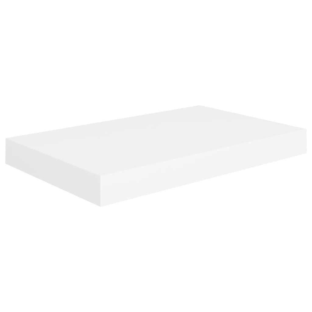 Étagères murales flottantes 2 pcs blanc 40x23x3,8 cm MDF - XIOS