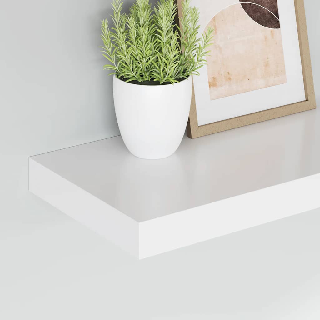 Étagères murales flottantes 4 pcs blanc 40x23x3,8 cm MDF - XIOS