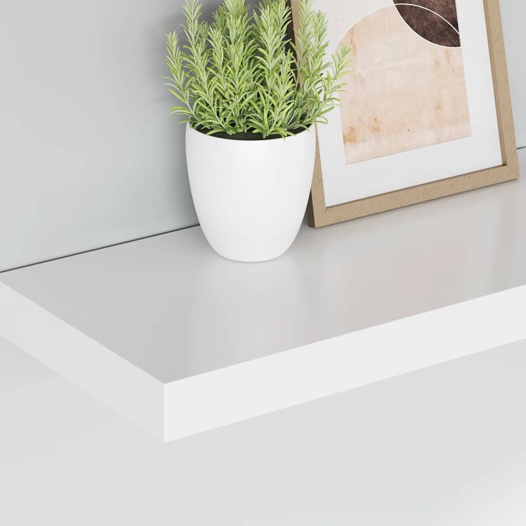 Étagères murales flottantes 4 pcs Blanc 50x23,5x3,8 cm MDF - XIOS