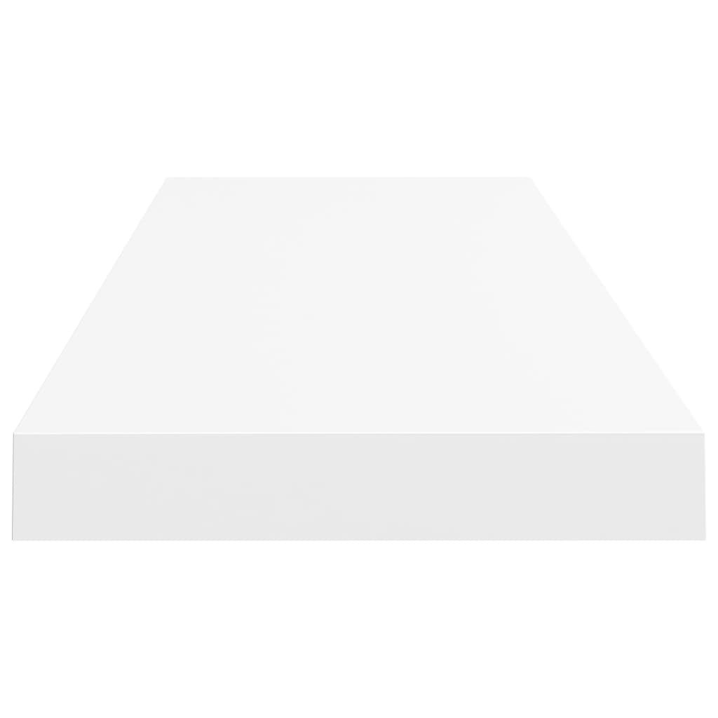 Étagères murales flottantes 2 pcs blanc 80x23,5x3,8 cm MDF - XIOS