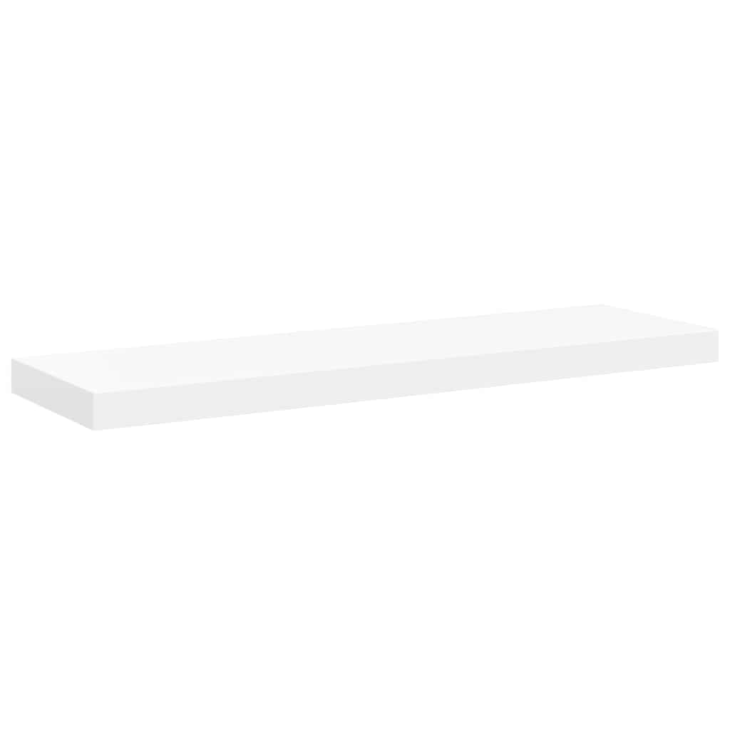 Étagères murales flottantes 4 pcs blanc 80x23,5x3,8 cm MDF - XIOS