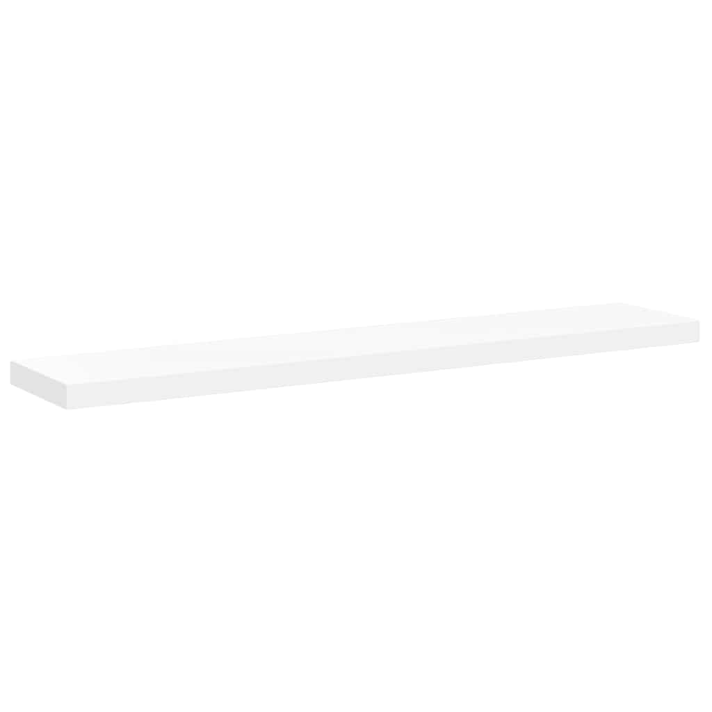 Étagères murales flottantes 4 pcs blanc 120x23,5x3,8 cm MDF - XIOS