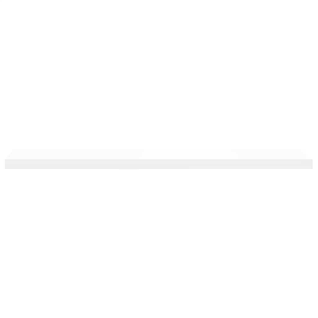 Étagères murales flottantes 4 pcs blanc 120x23,5x3,8 cm MDF - XIOS
