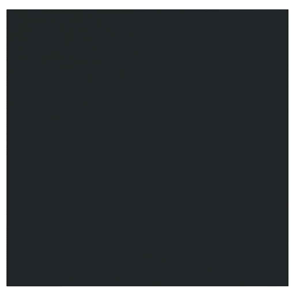 Étagère flottante murale noir 23x23,5x3,8 cm MDF - XIOS