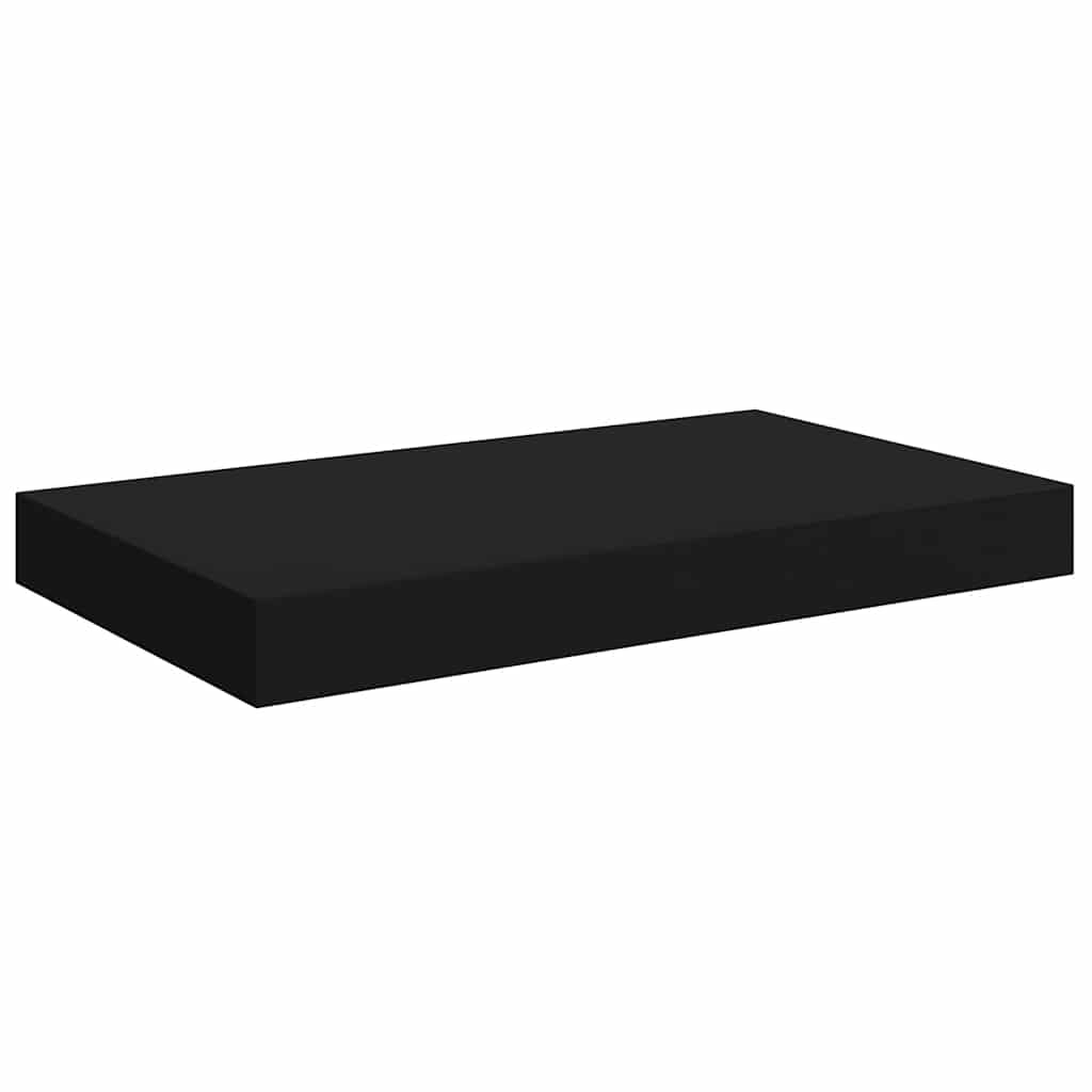 Étagères murales flottantes 4 pcs noir 40x23,5x3,8 cm MDF - XIOS
