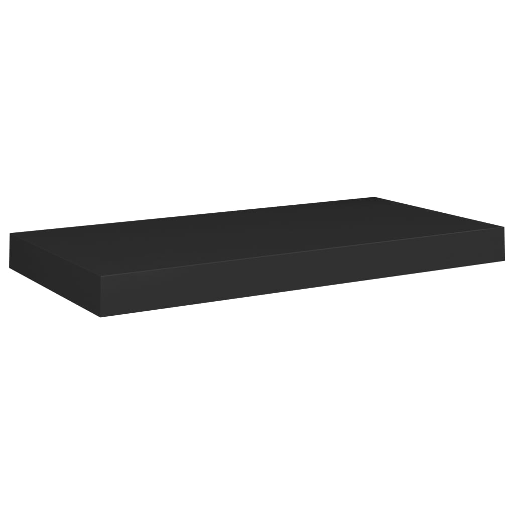 Étagères murales flottantes 2 pcs noir 50x23x3,8 cm MDF - XIOS