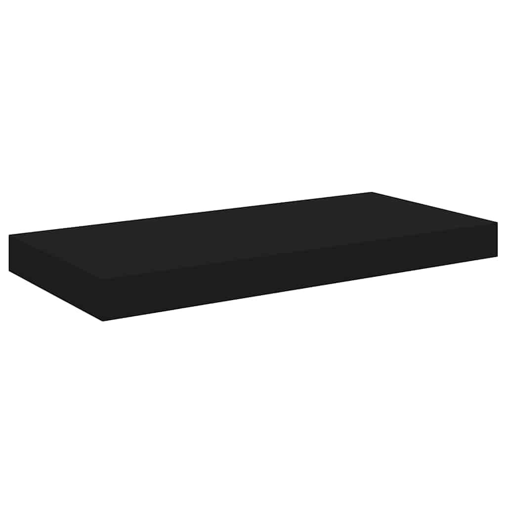 Étagères murales flottantes 4 pcs noir 50x23x3,8 cm MDF - XIOS