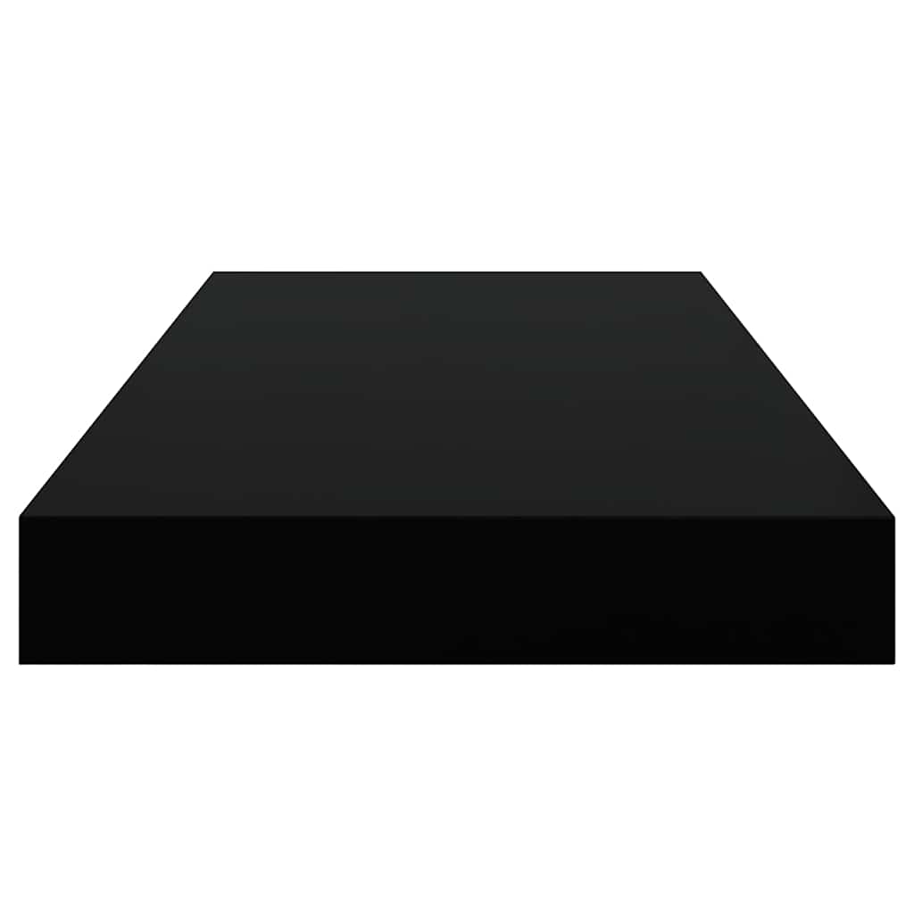 Étagères murales flottantes 4 pcs noir 50x23x3,8 cm MDF - XIOS