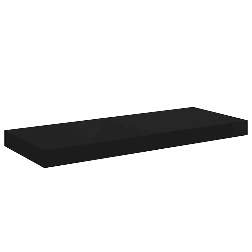 Étagères murales flottantes 4 pcs noir 60x23,5x3,8 cm MDF - XIOS