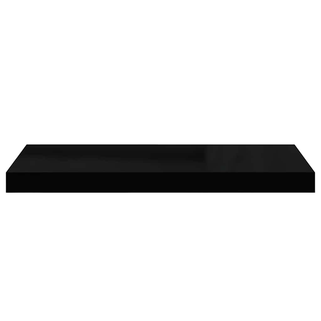 Étagères murales flottantes 4 pcs noir 60x23,5x3,8 cm MDF - XIOS