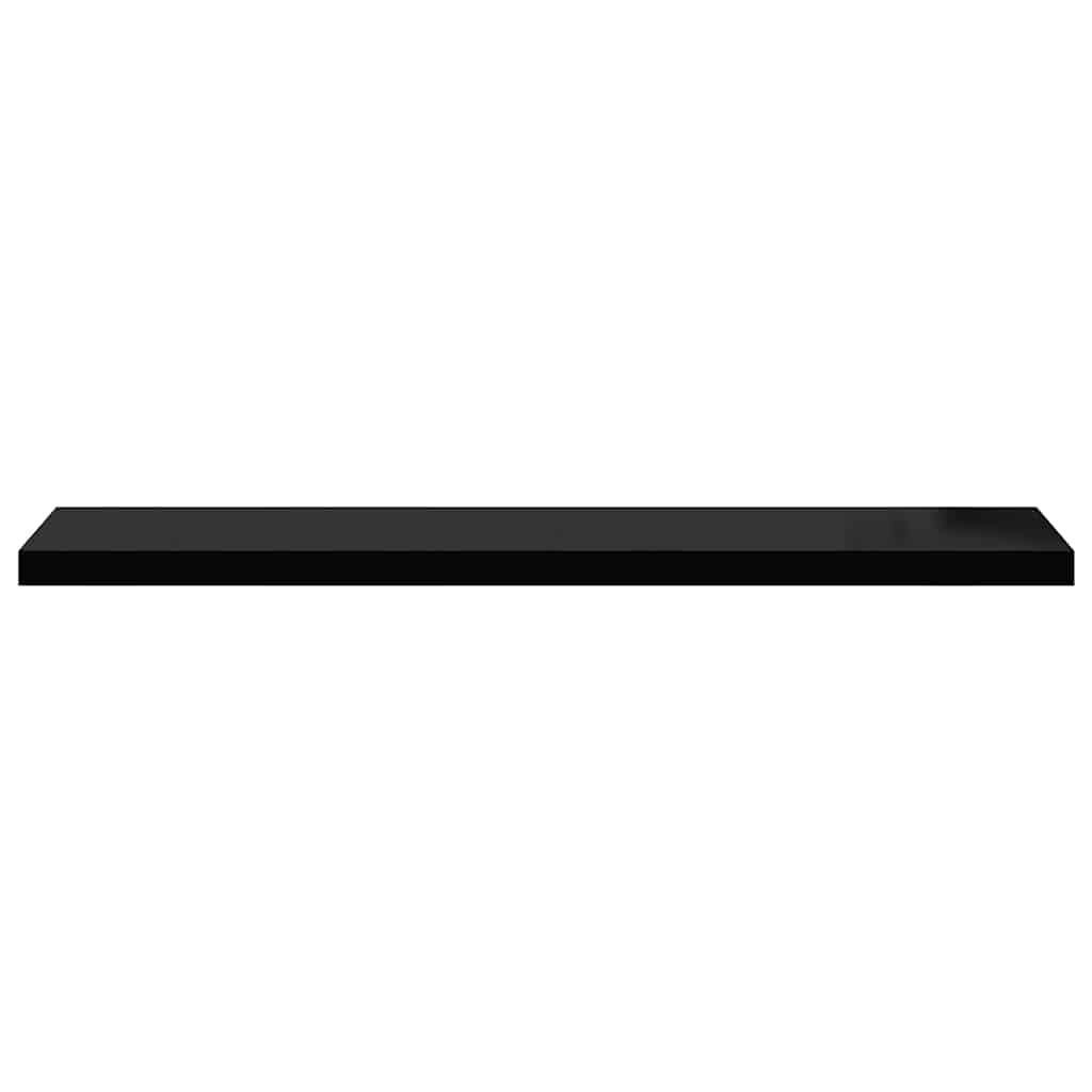 Étagère murale flottante noir 120x23,5x3,8 cm MDF - XIOS