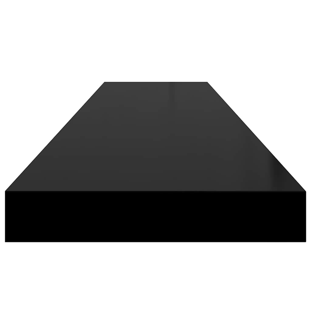 Étagère murale flottante noir 120x23,5x3,8 cm MDF - XIOS