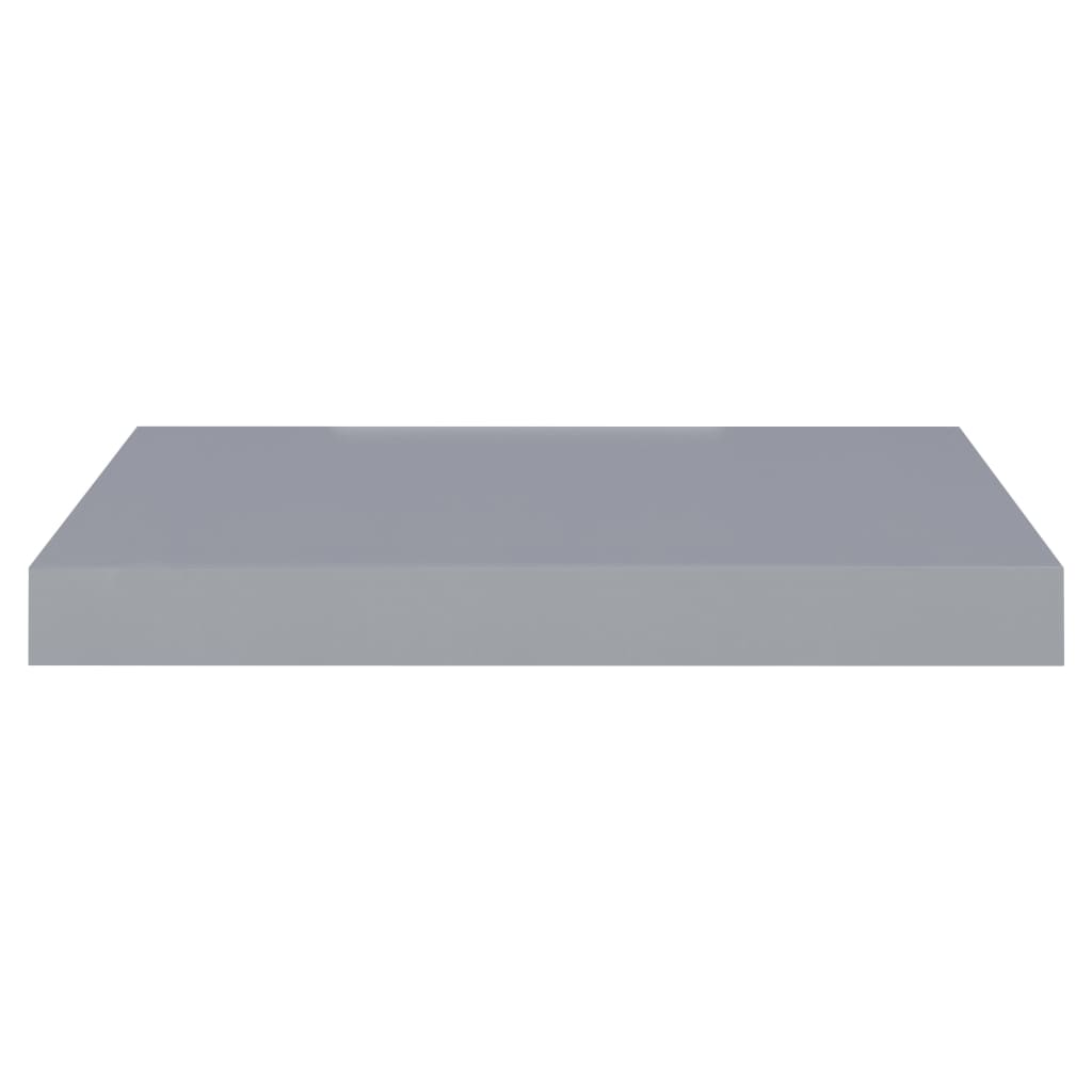 Étagères murales flottantes 4 pcs Gris 40x23x3,8 cm MDF - XIOS