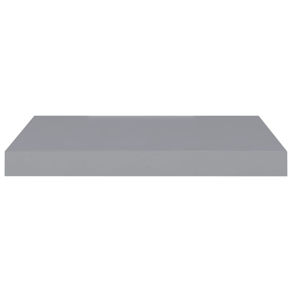 Étagères murales flottantes 2 pcs gris 50x23x3,8 cm MDF - XIOS