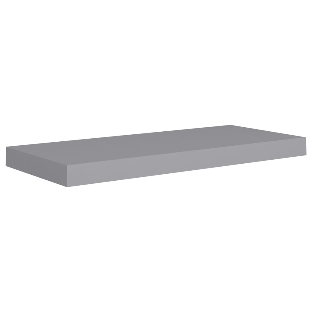 Étagères murales flottantes 4 pcs Gris 60x23,5x3,8 cm MDF - XIOS