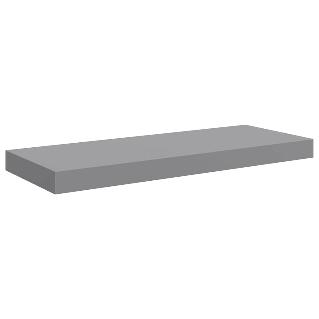 Étagères murales flottantes 4 pcs Gris 60x23,5x3,8 cm MDF - XIOS