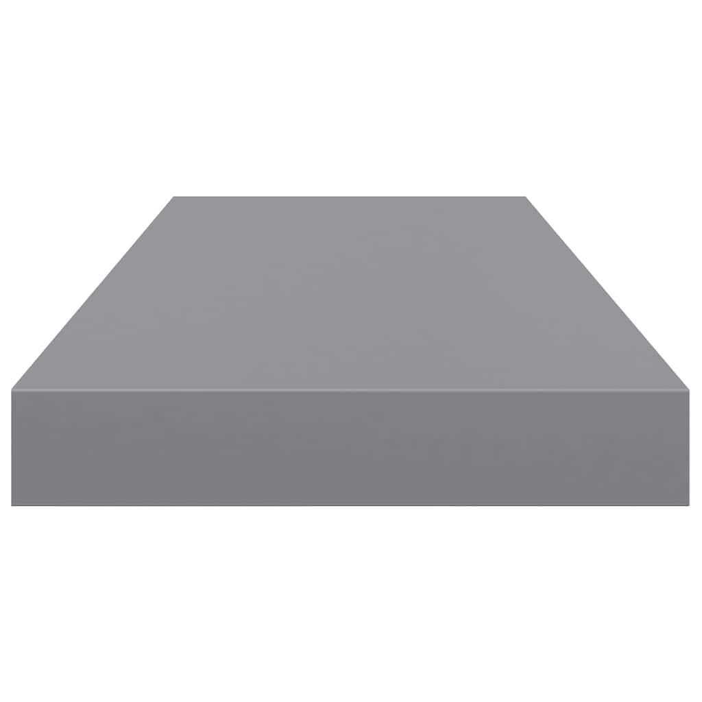 Étagères murales flottantes 4 pcs Gris 60x23,5x3,8 cm MDF - XIOS