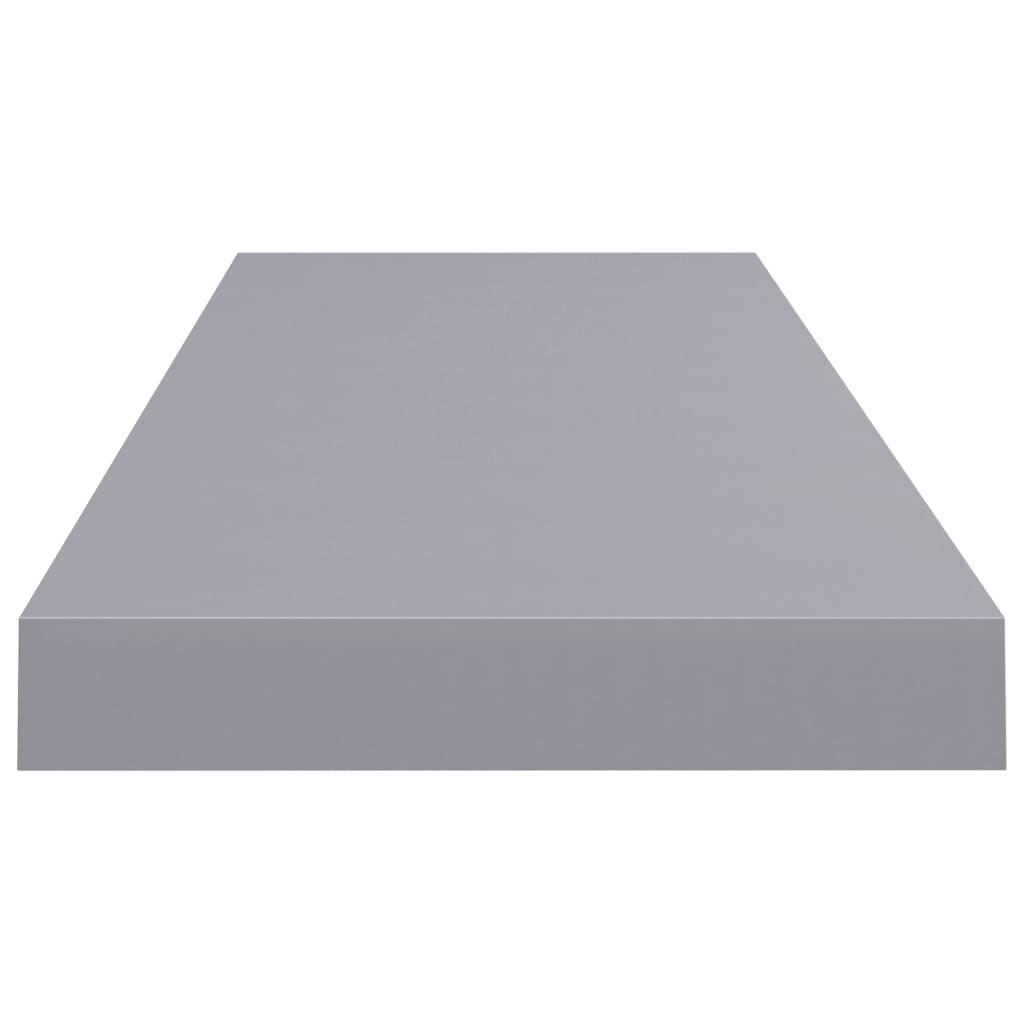 Étagères murales flottantes 4 pcs gris 80x23,5x3,8 cm MDF - XIOS