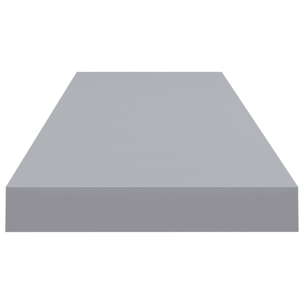 Étagères murales flottantes 4 pcs gris 90x23,5x3,8 cm MDF - XIOS