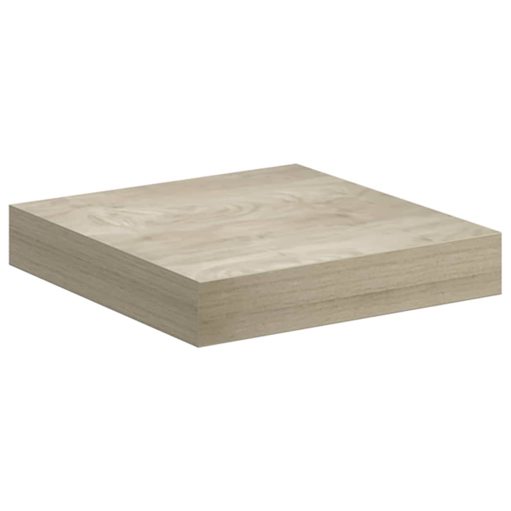 Étagère flottante murale chêne 23x23,5x3,8 cm MDF - XIOS