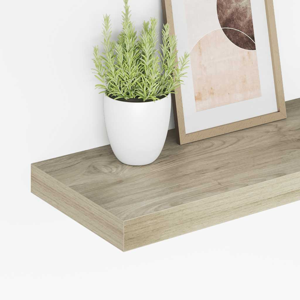 Étagères murales flottantes 4 pcs chêne 50x23x3,8 cm MDF - XIOS
