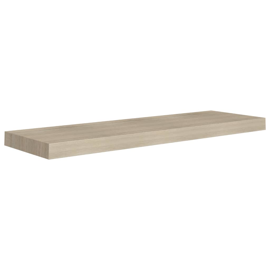 Étagère flottante murale chêne 80x23,5x3,8 cm MDF - XIOS