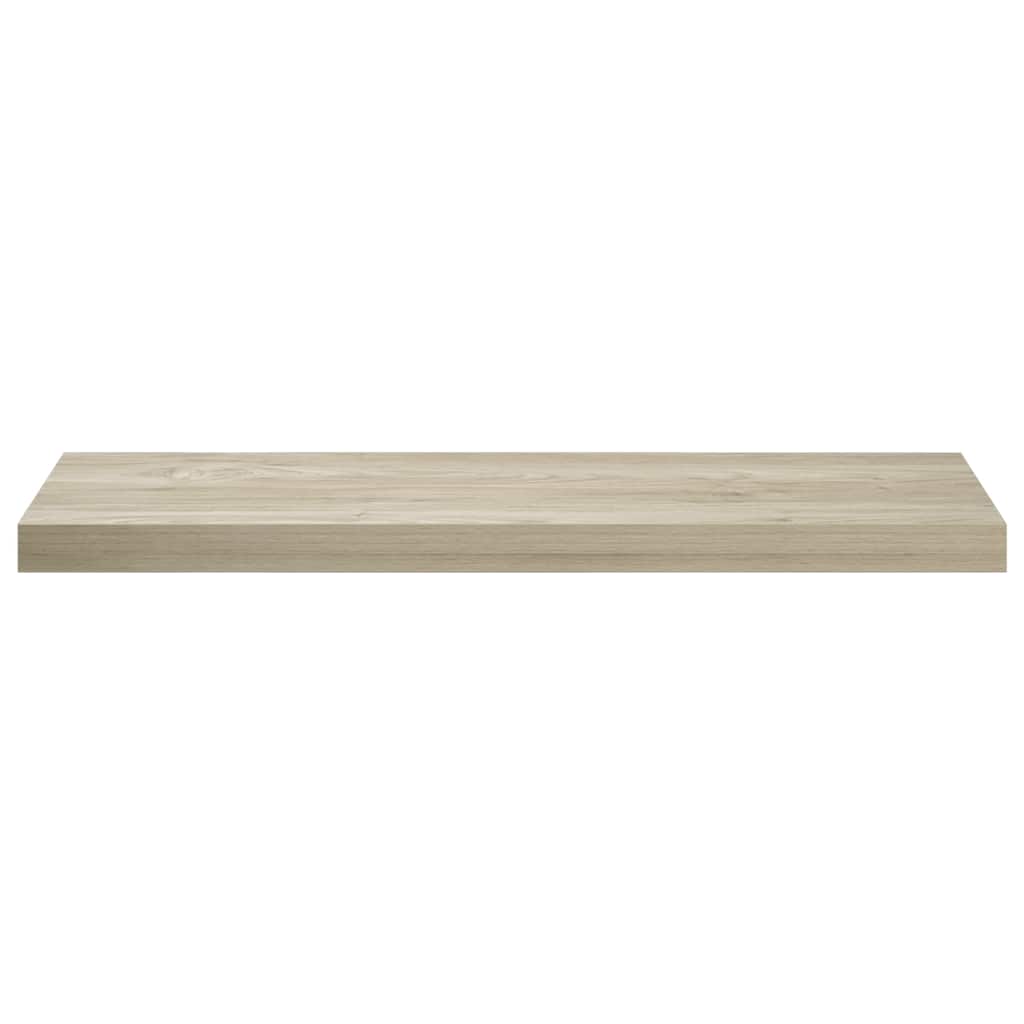 Étagères murales flottantes 2 pcs Chêne 80x23,5x3,8 cm MDF - XIOS