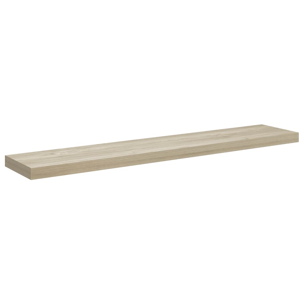 Étagères murales flottantes 2 pcs Chêne 120x23,5x3,8 cm MDF - XIOS