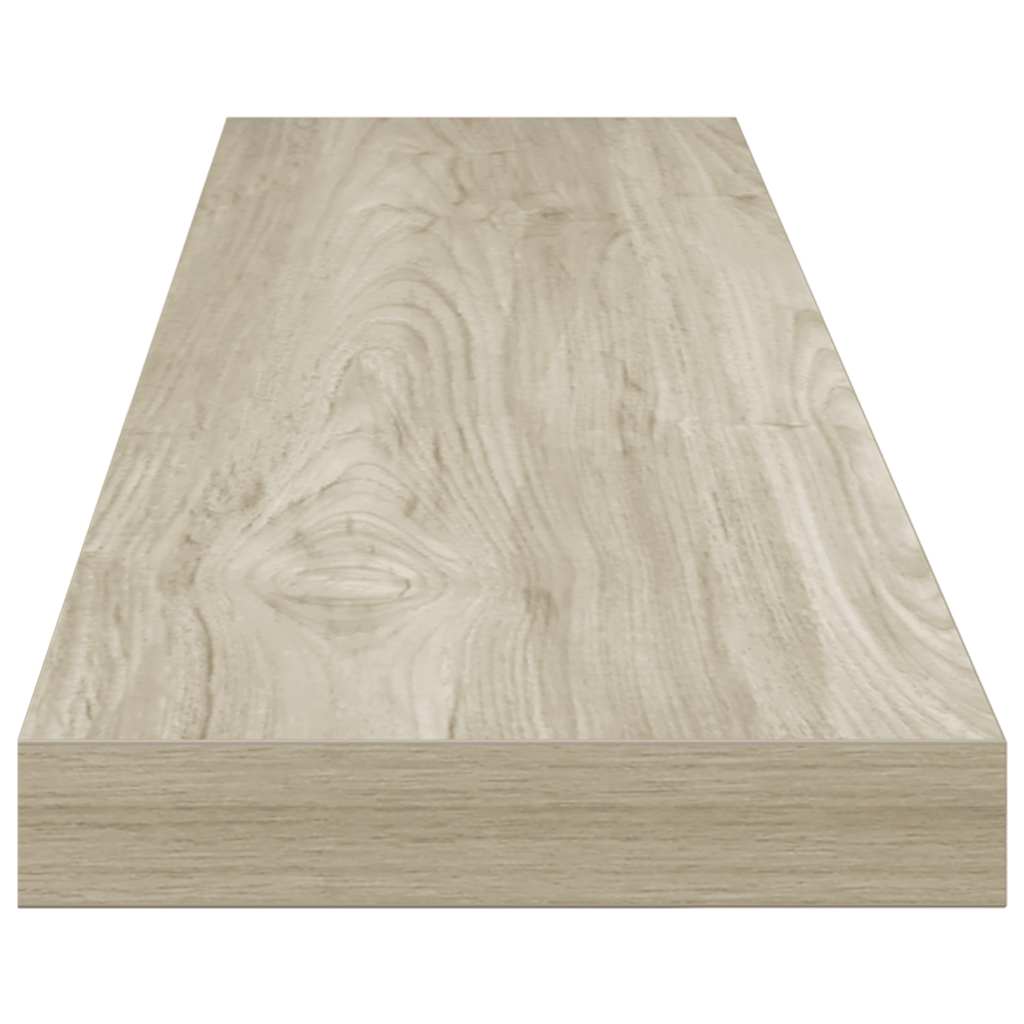 Étagères murales flottantes 2 pcs Chêne 120x23,5x3,8 cm MDF - XIOS