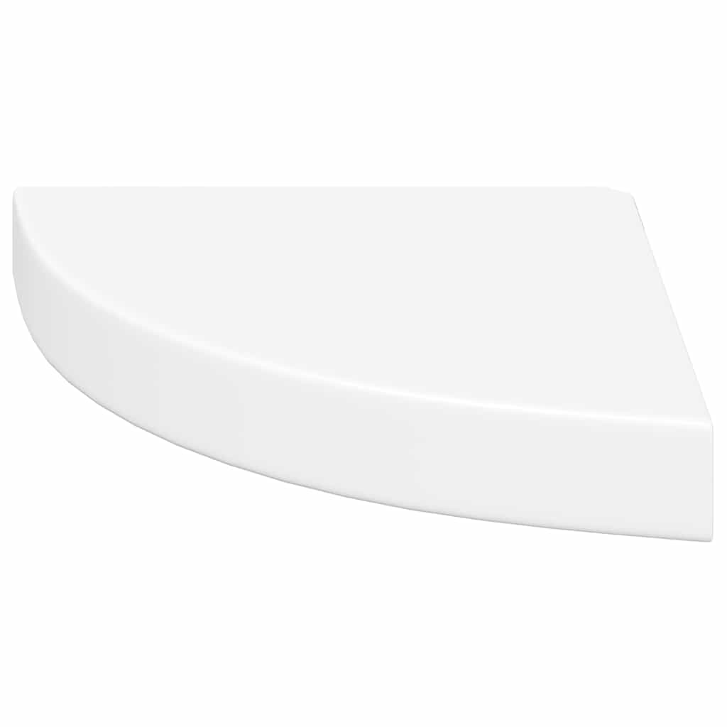 Étagères d'angle flottantes 4 pcs blanc 25x25x3,8 cm MDF - XIOS