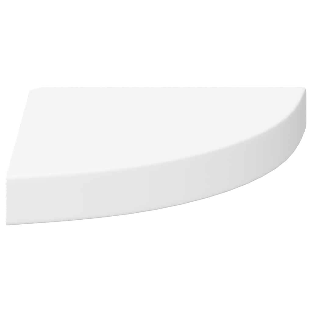Étagères d'angle flottantes 4 pcs blanc 25x25x3,8 cm MDF - XIOS