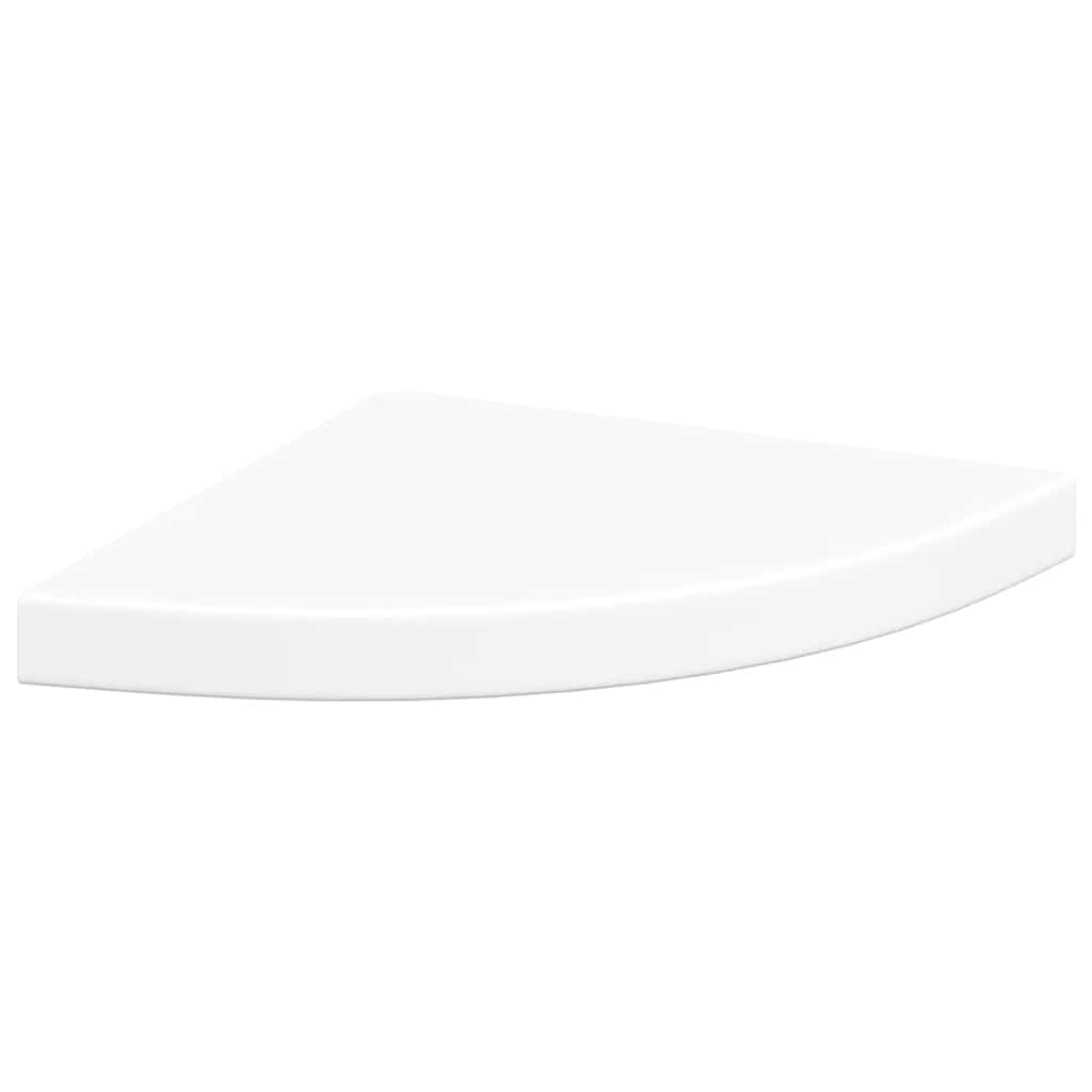 Étagères d'angle flottantes 4 pcs blanc 35x35x3,8 cm MDF - XIOS
