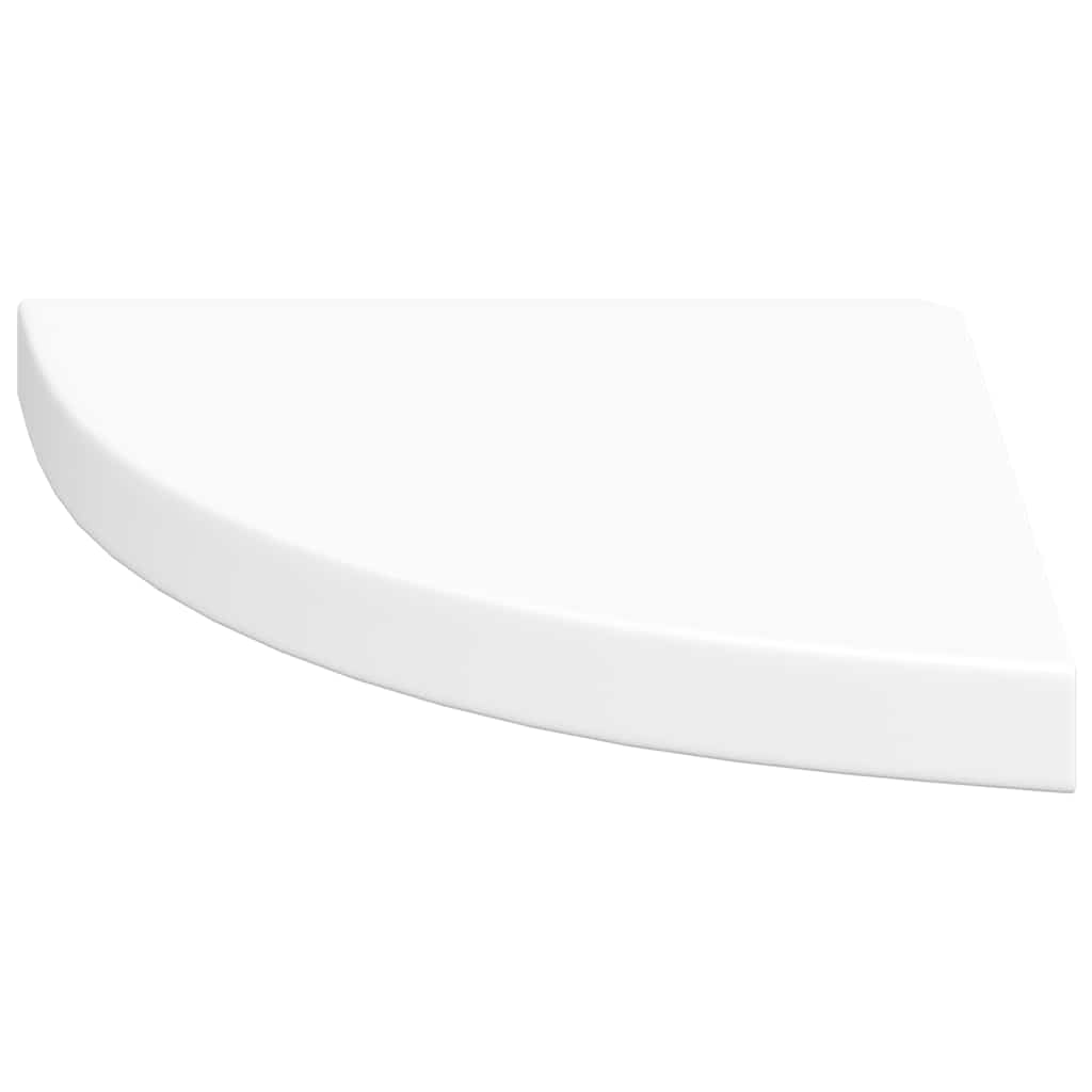 Étagères d'angle flottantes 4 pcs blanc 35x35x3,8 cm MDF - XIOS