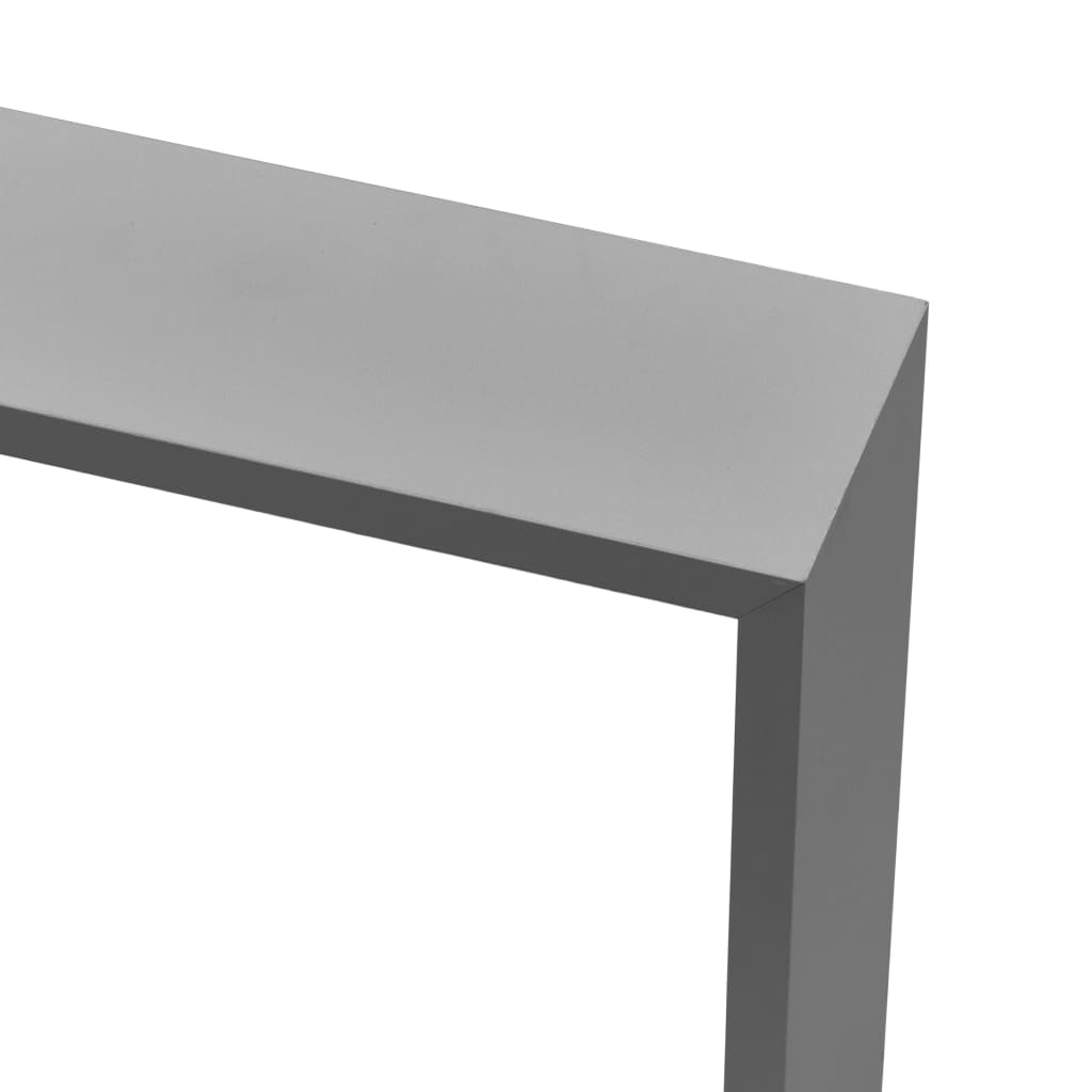 Étagères murales sous forme de cube 3 pcs Gris MDF - XIOS