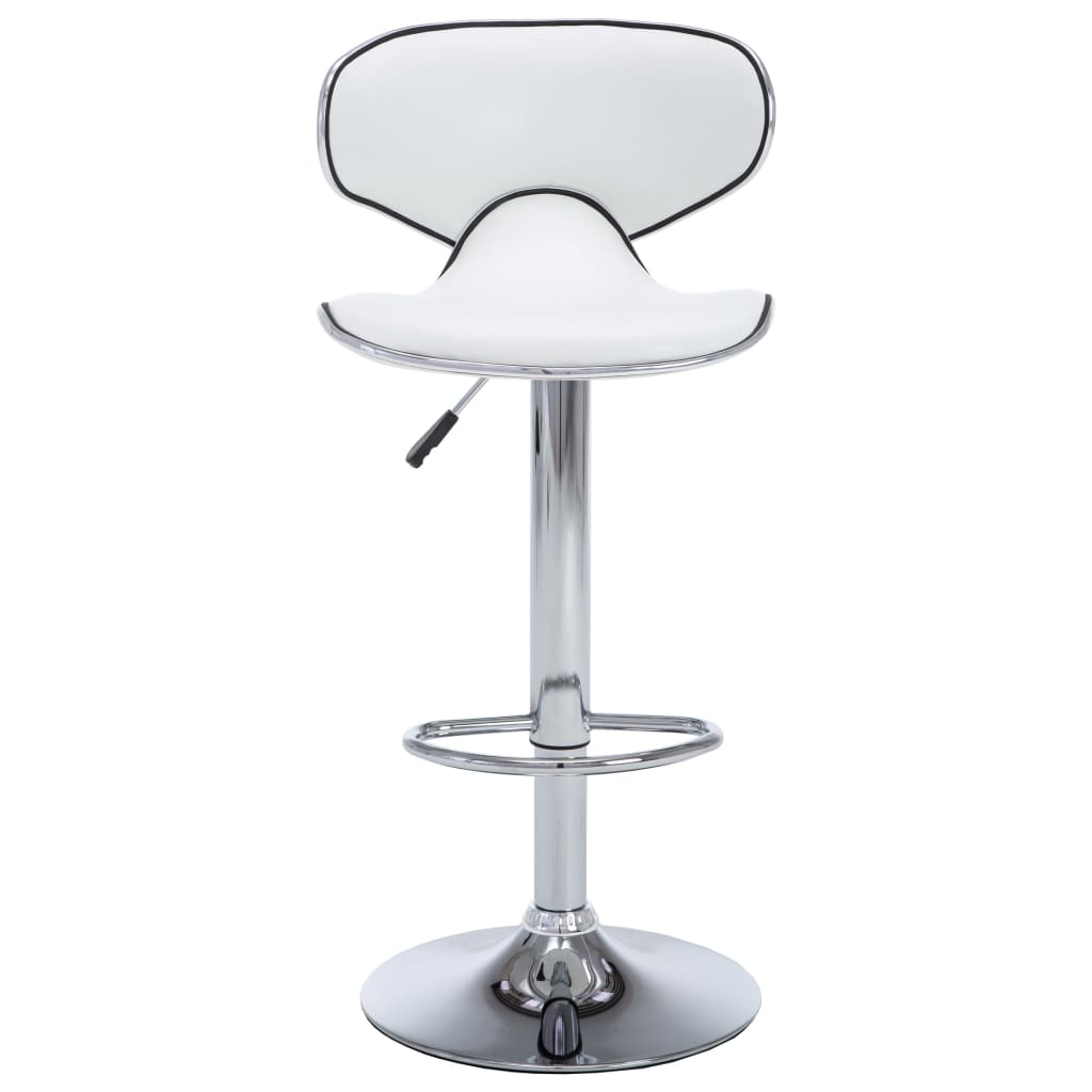 Tabourets de bar 2 pcs blanc similicuir - XIOS