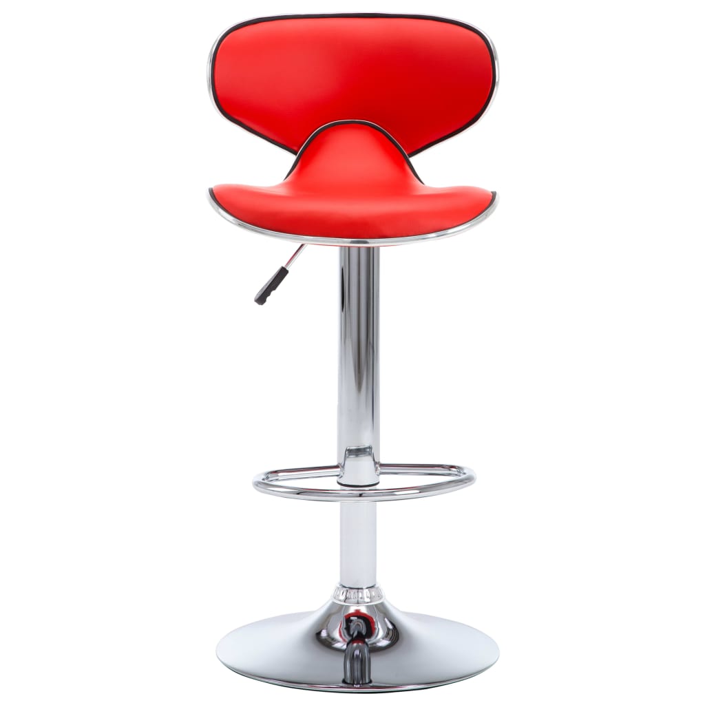 Tabourets de bar 2 pcs rouge similicuir - XIOS