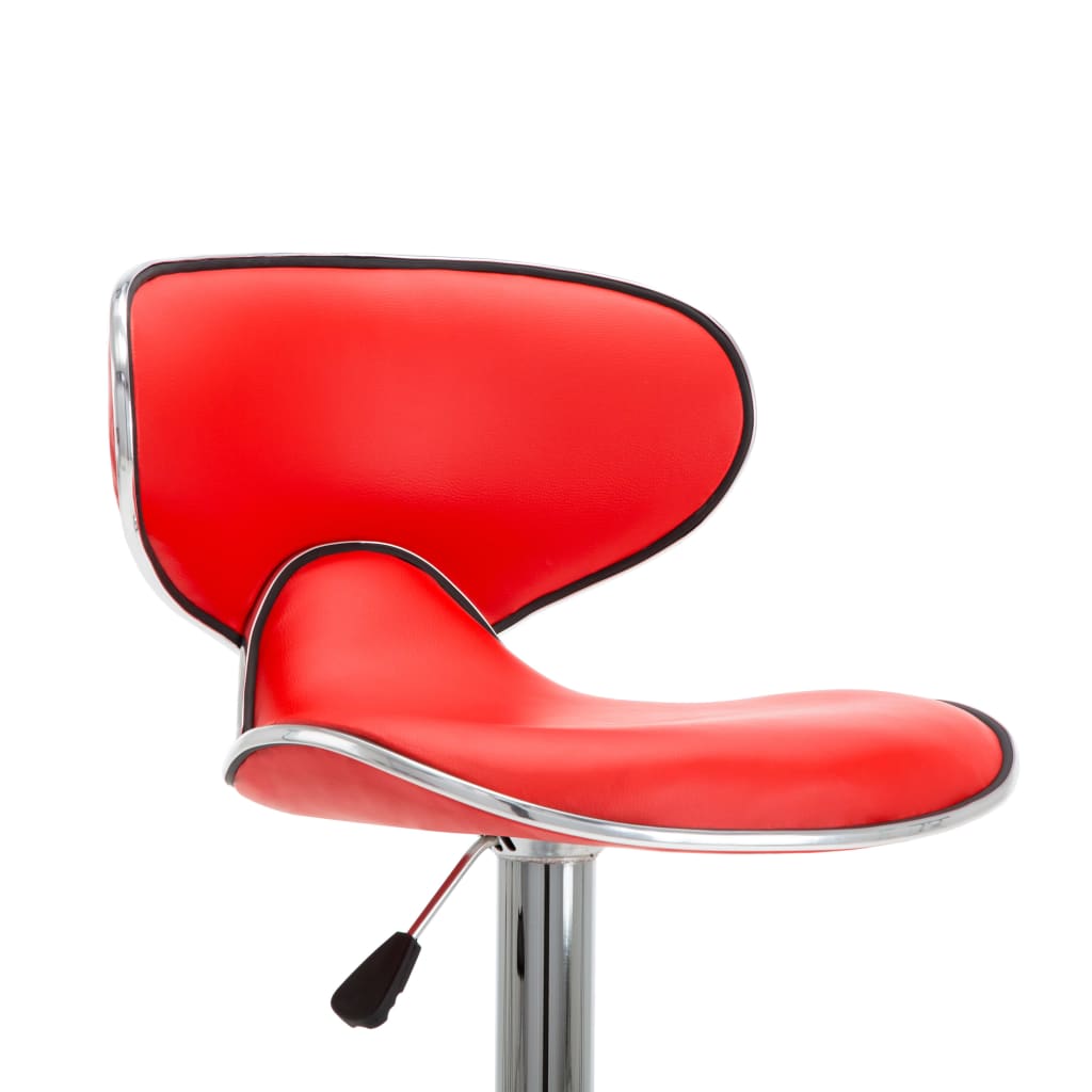 Tabourets de bar 2 pcs rouge similicuir - XIOS