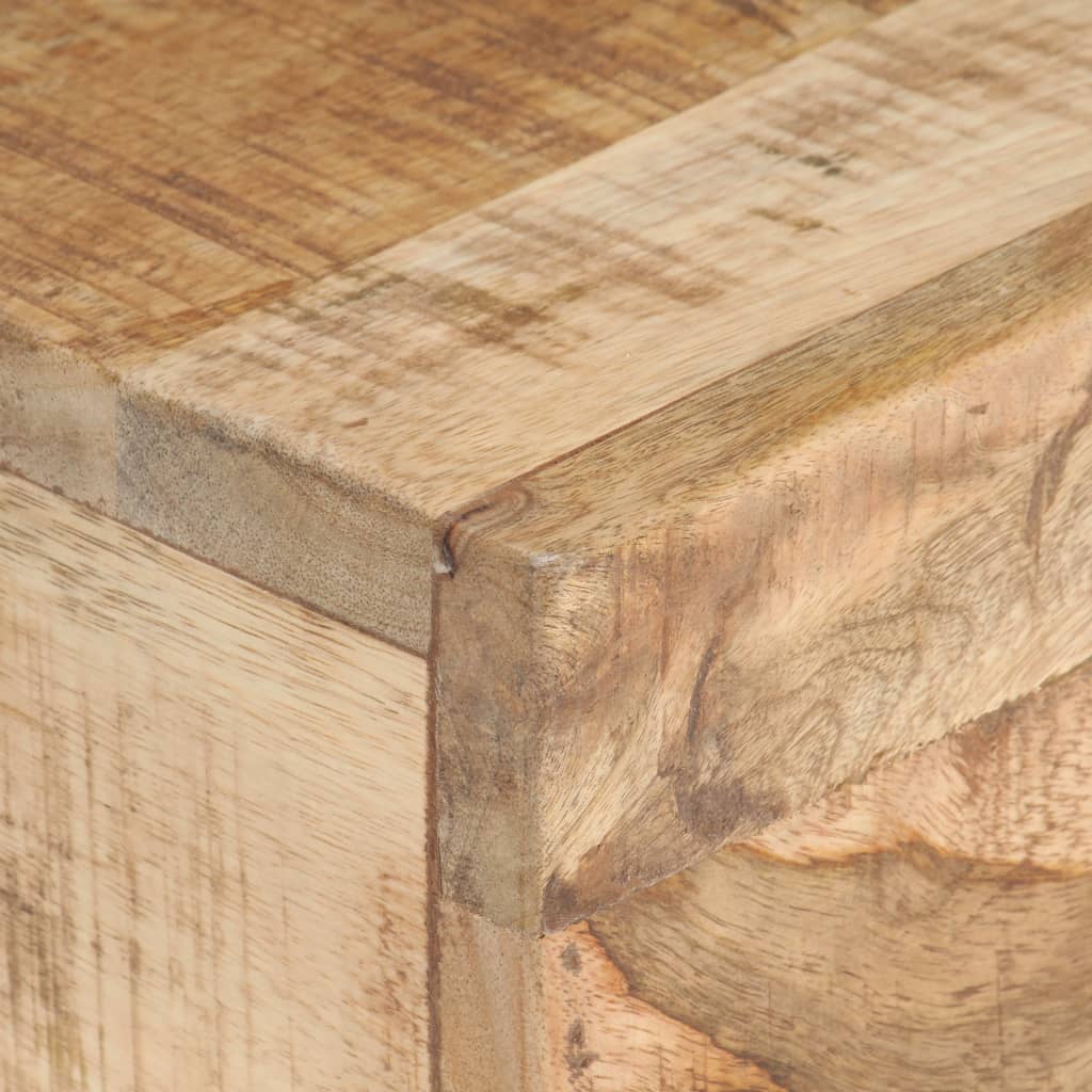 Table d'appoint 40x30x50 cm Bois massif de manguier brut - XIOS